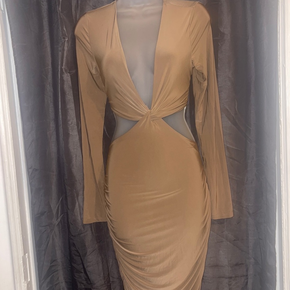 Sexy chocolate brown dress